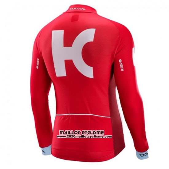 2016 Maillot Ciclismo Katusha Alpecin Blanc et Rouge Manches Longues et Cuissard